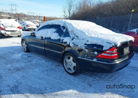 2002 Mercedes-Benz S 500 from USA, damaged, VIN WDBNG75J02A245775